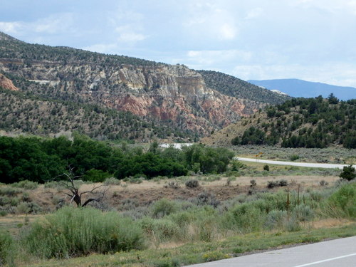 GDMBR: Colorful canyon walls.
